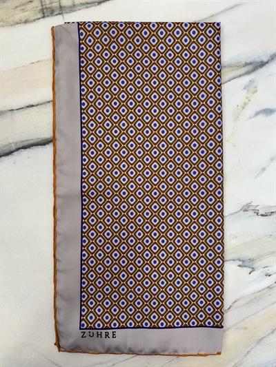 Desenli Polyester Twill Eşarp 0077