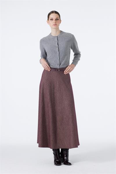 Kemerli A Kesim Mürdüm Etek ETK-0158