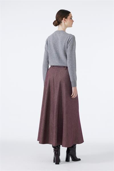 Kemerli A Kesim Mürdüm Etek ETK-0158