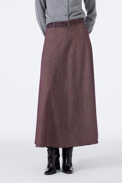 Kemerli A Kesim Mürdüm Etek ETK-0158