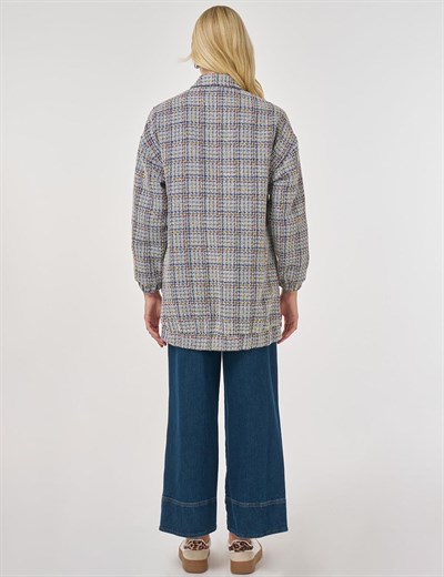 Torba Cepli Tüvit Ceket İndigo 13105