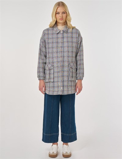 Torba Cepli Tüvit Ceket İndigo 13105