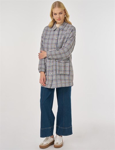 Torba Cepli Tüvit Ceket İndigo 13105