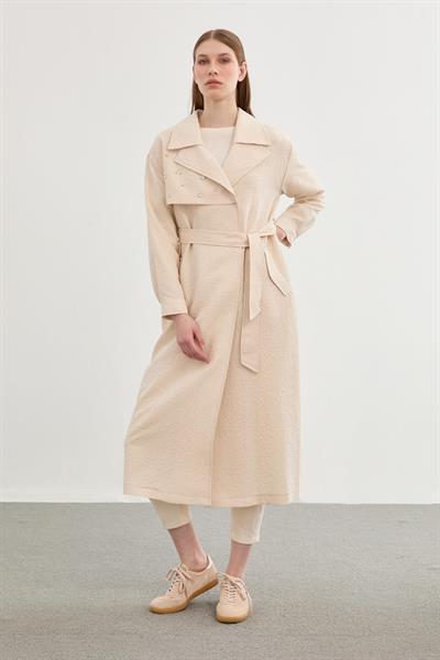 Aksesuar Detaylı Bej Giy Çık 13489