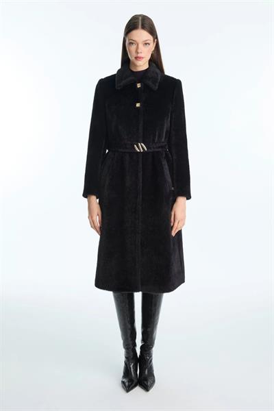 Aksesuar Detaylı Peluş Kaban Siyah Kaban 13874