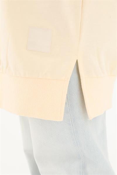 Düz Model Bej Sweatshirt 30644