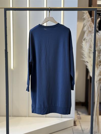 Düz Model Lacivert Sweatshirt 30644
