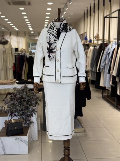 Ekru Triko Etek 3071