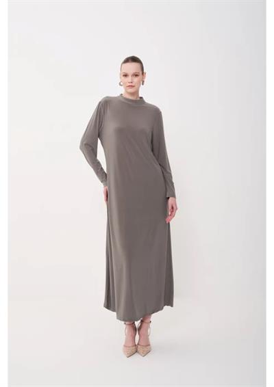 Sandy İçlik Elbise Vizon 3803