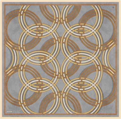 ARMİNE DESENLİ SAF İPEK TWİLL EŞARP 9333