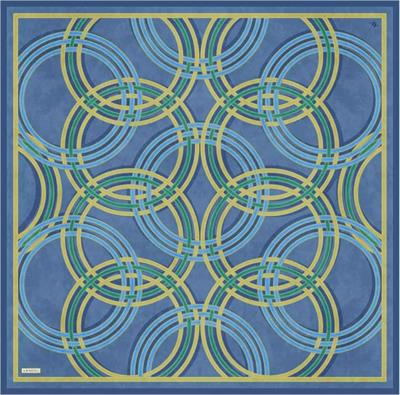 ARMİNE DESENLİ SAF İPEK TWİLL EŞARP 9333