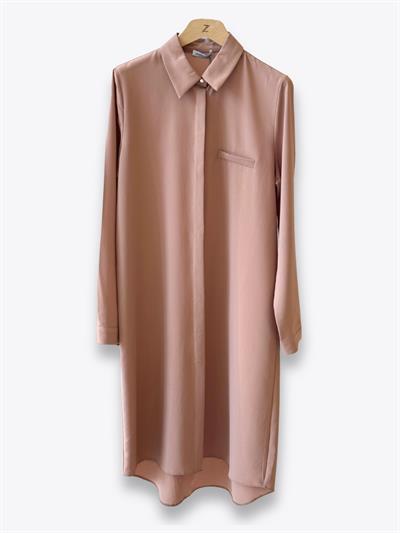 Esilastore Gizli Düğme Detaylı Tunik Camel