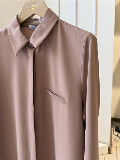 Esilastore Gizli Düğme Detaylı Tunik Camel
