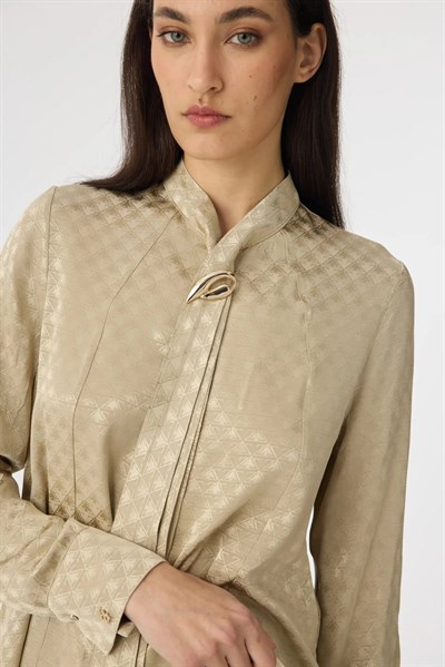 G-0143 GLAZE GÖMLEK 38-46