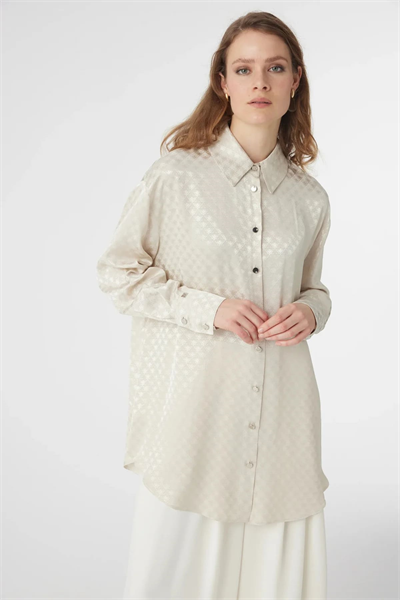 G-0120 GLAZE GÖMLEK 38-44