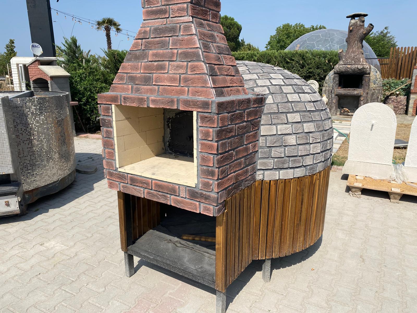 130 cm Barbekülü Hazır Fırın