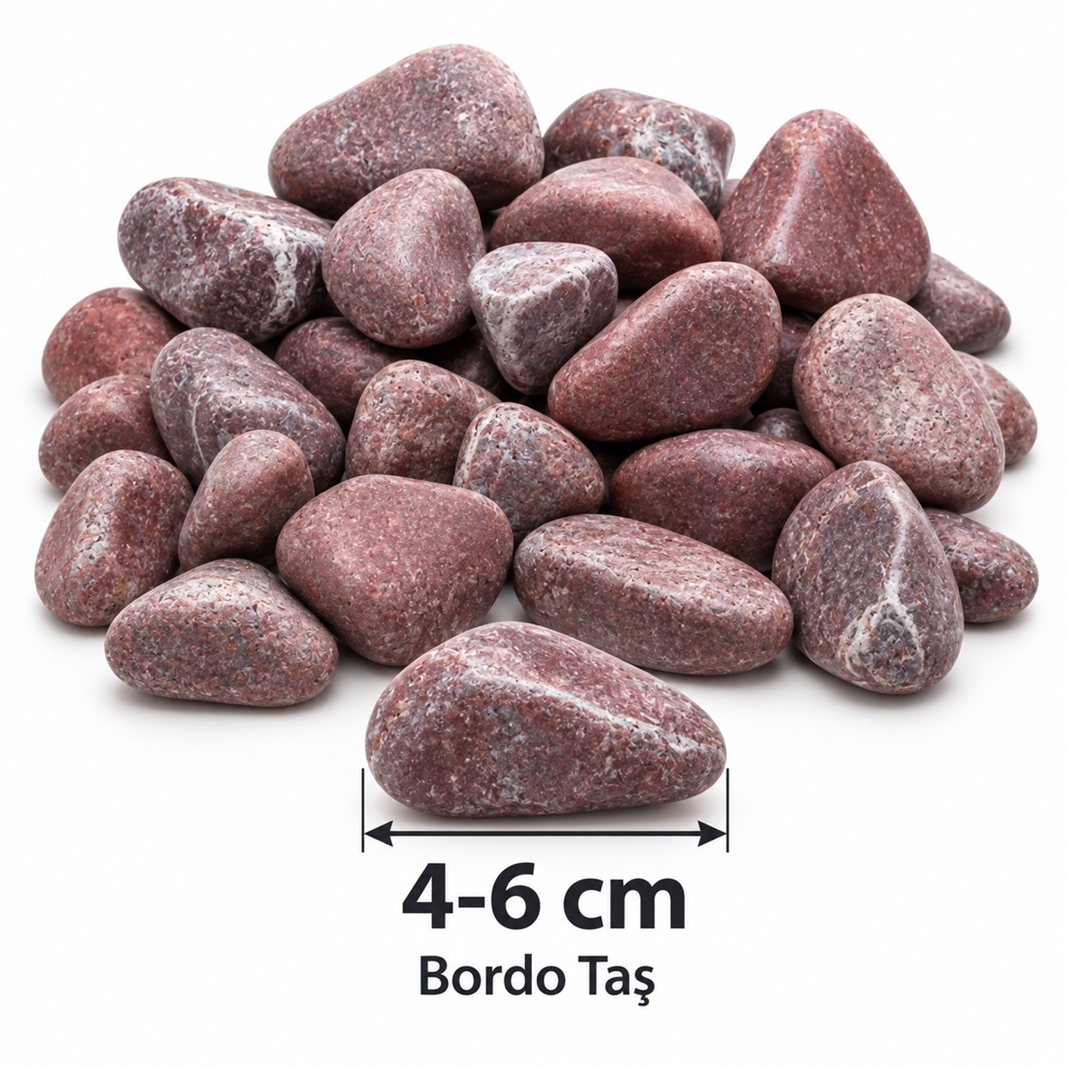 Bordo Taş 4-6 cm