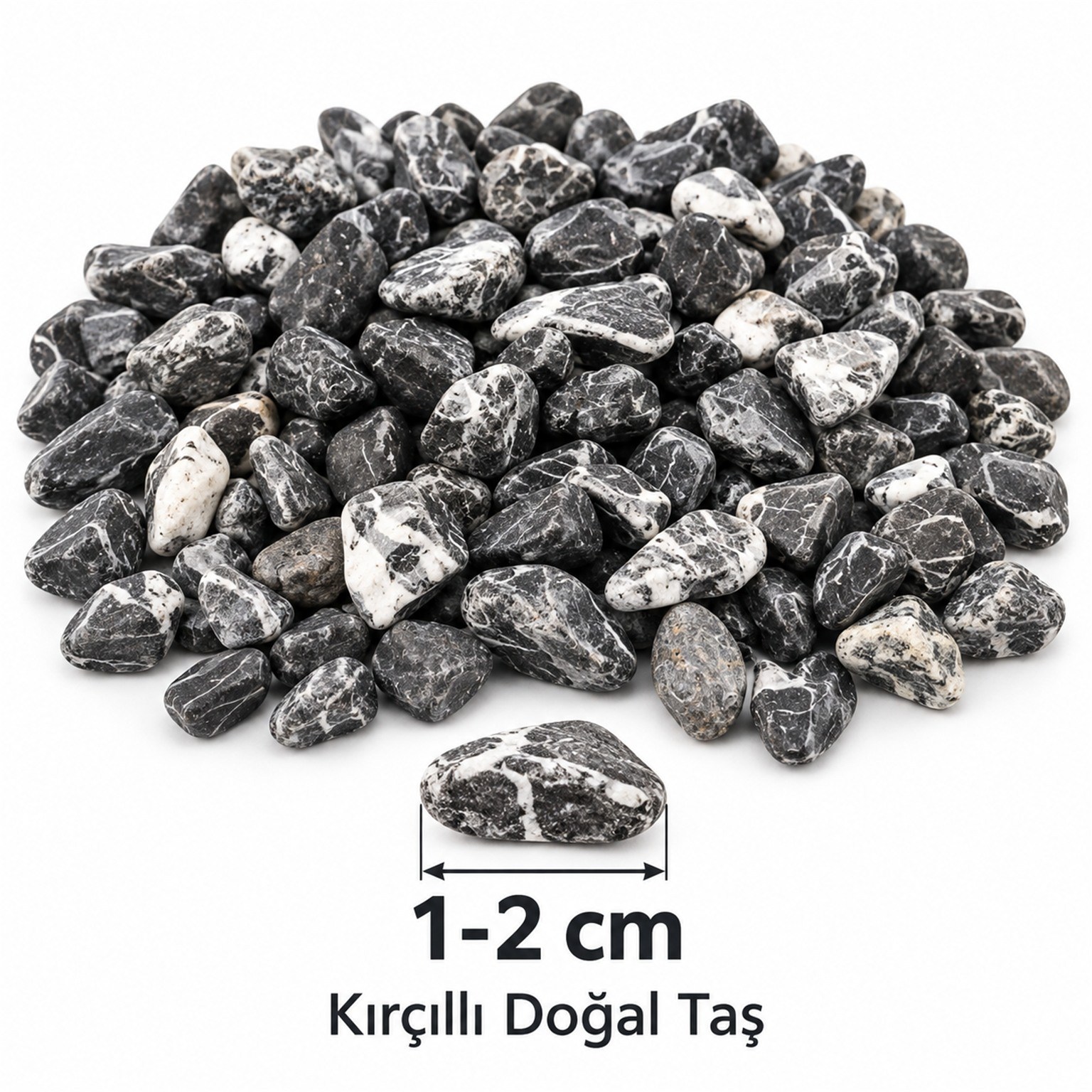 Kırçıllı Doğal Taş 1-2 cm