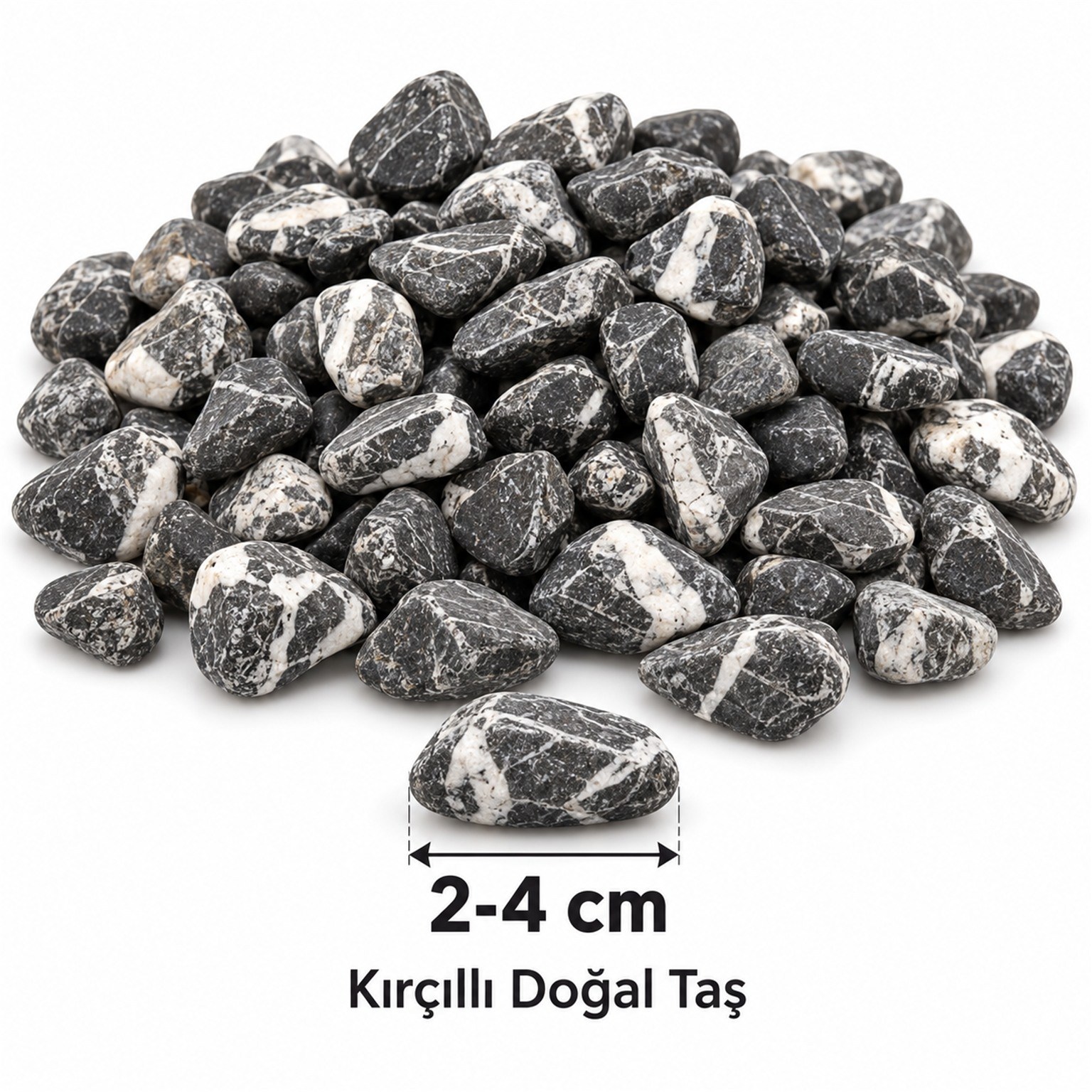 Kırçıllı Doğal Taş 2-4 cm