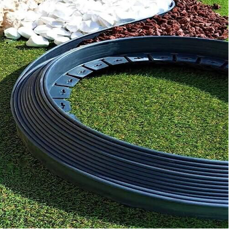 Siyah Plastik Çim Ayracı