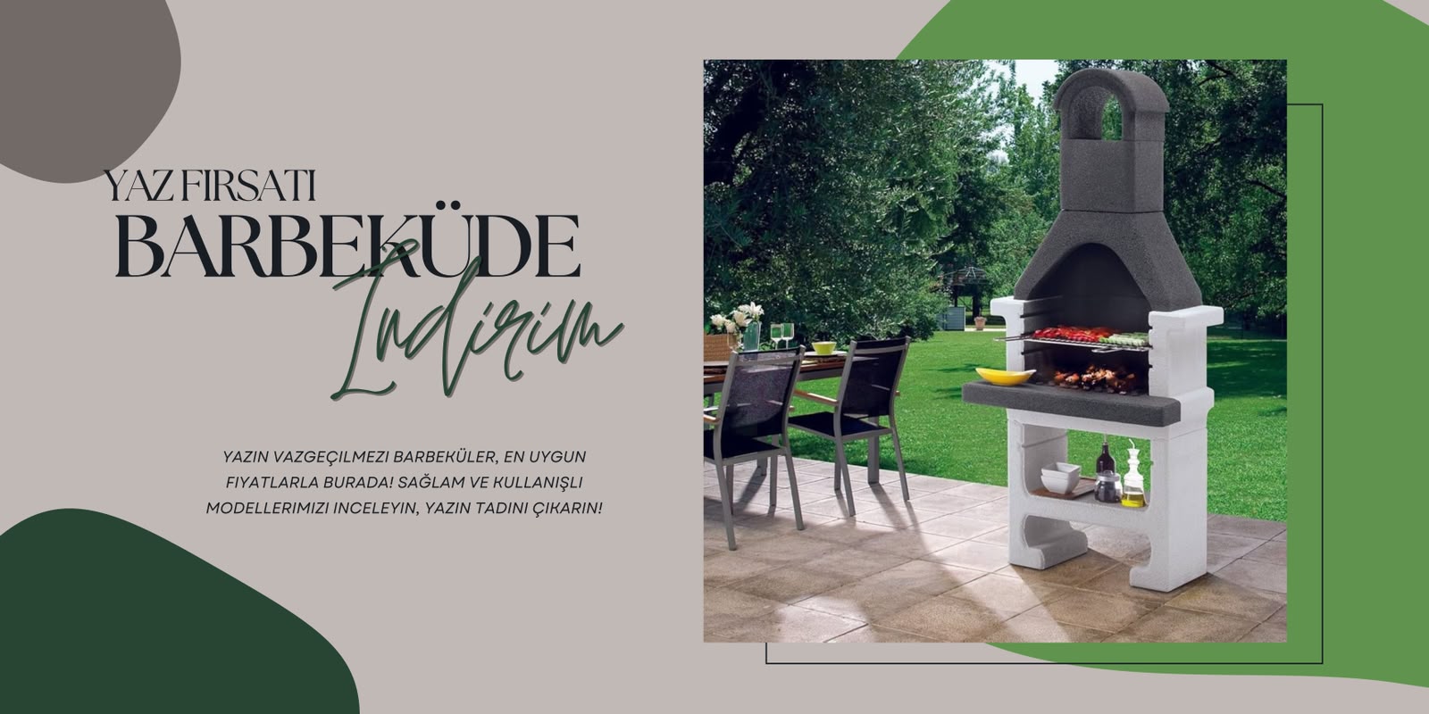 Hazır barbekü modellerini inceleyin