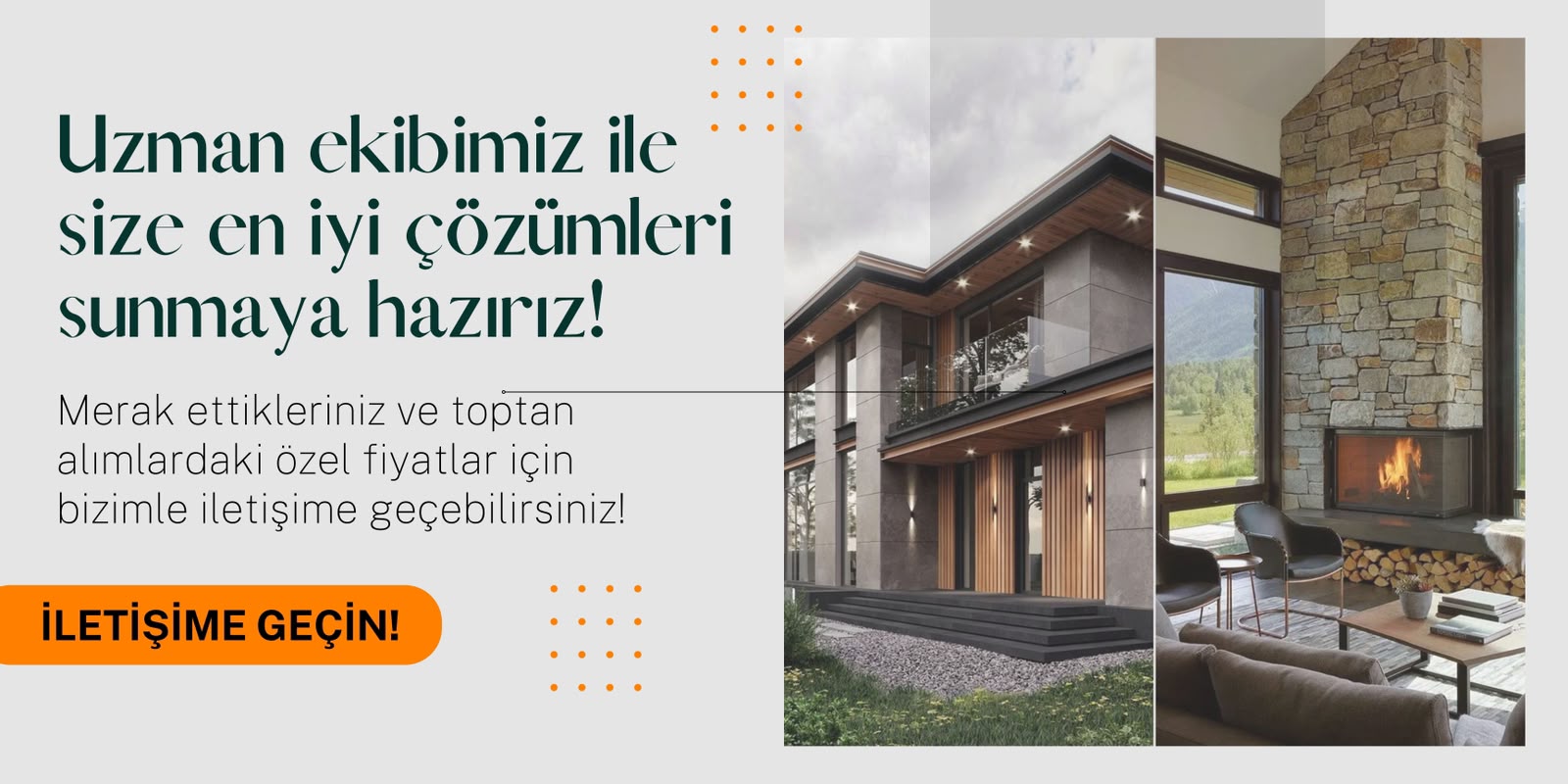 Projeniz ve toptan alım için iletişime geçin