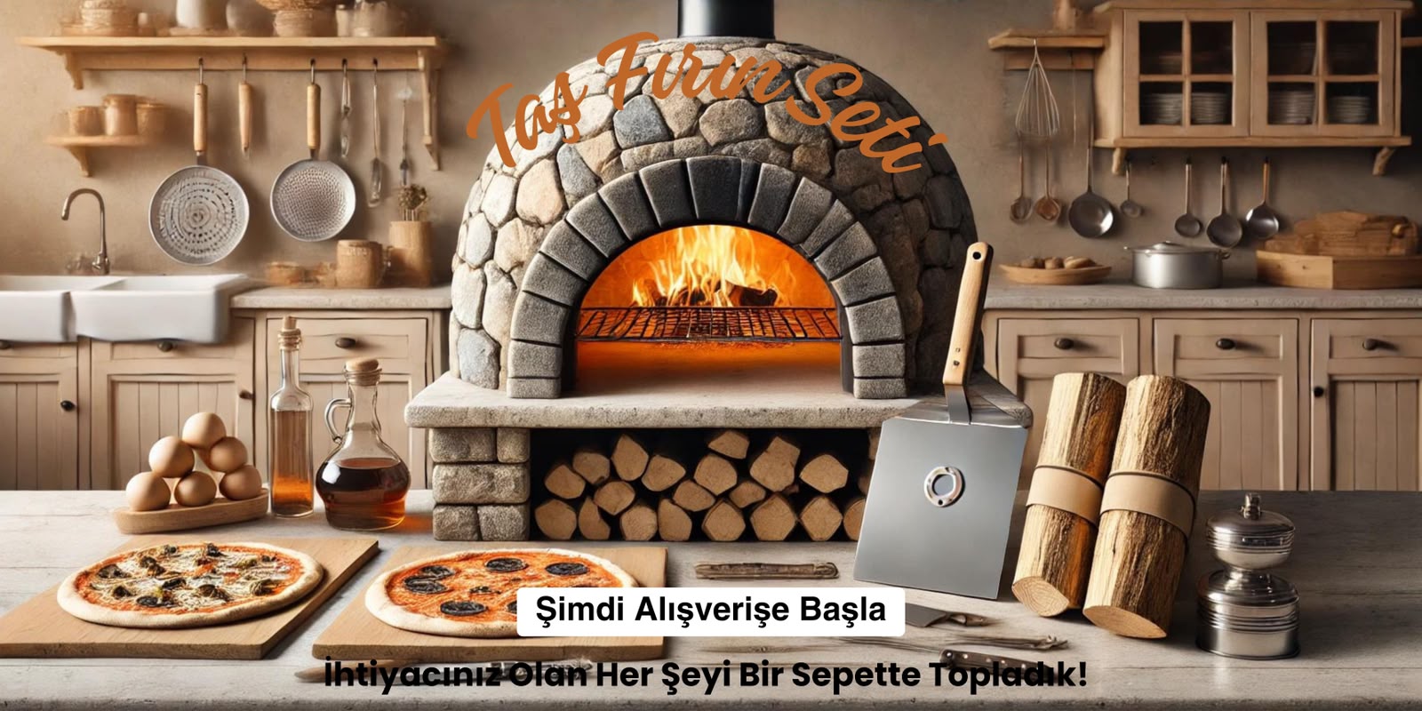 Taş fırın malzeme setlerini inceleyin