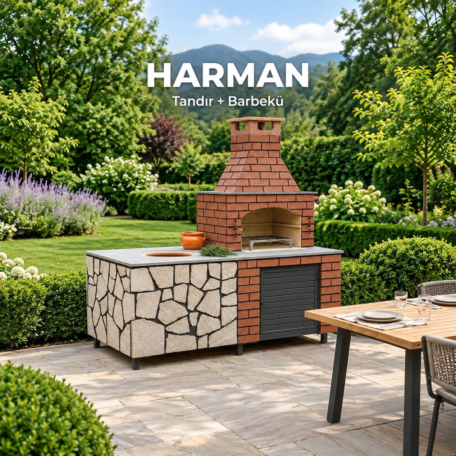 Harman Tandır ve Barbekü Ünitesi