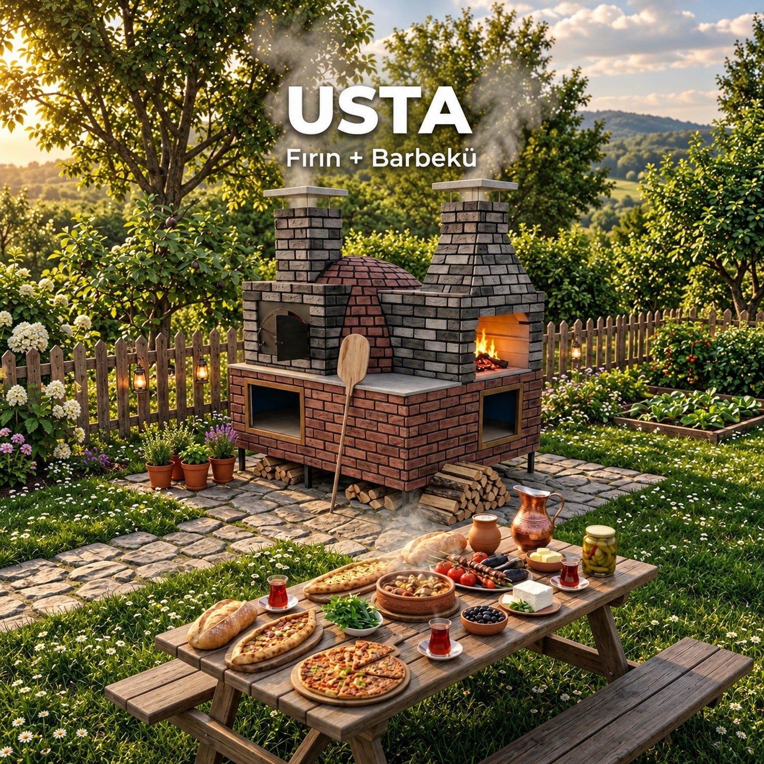 Usta Taş Fırın ve Barbekü Ünitesi