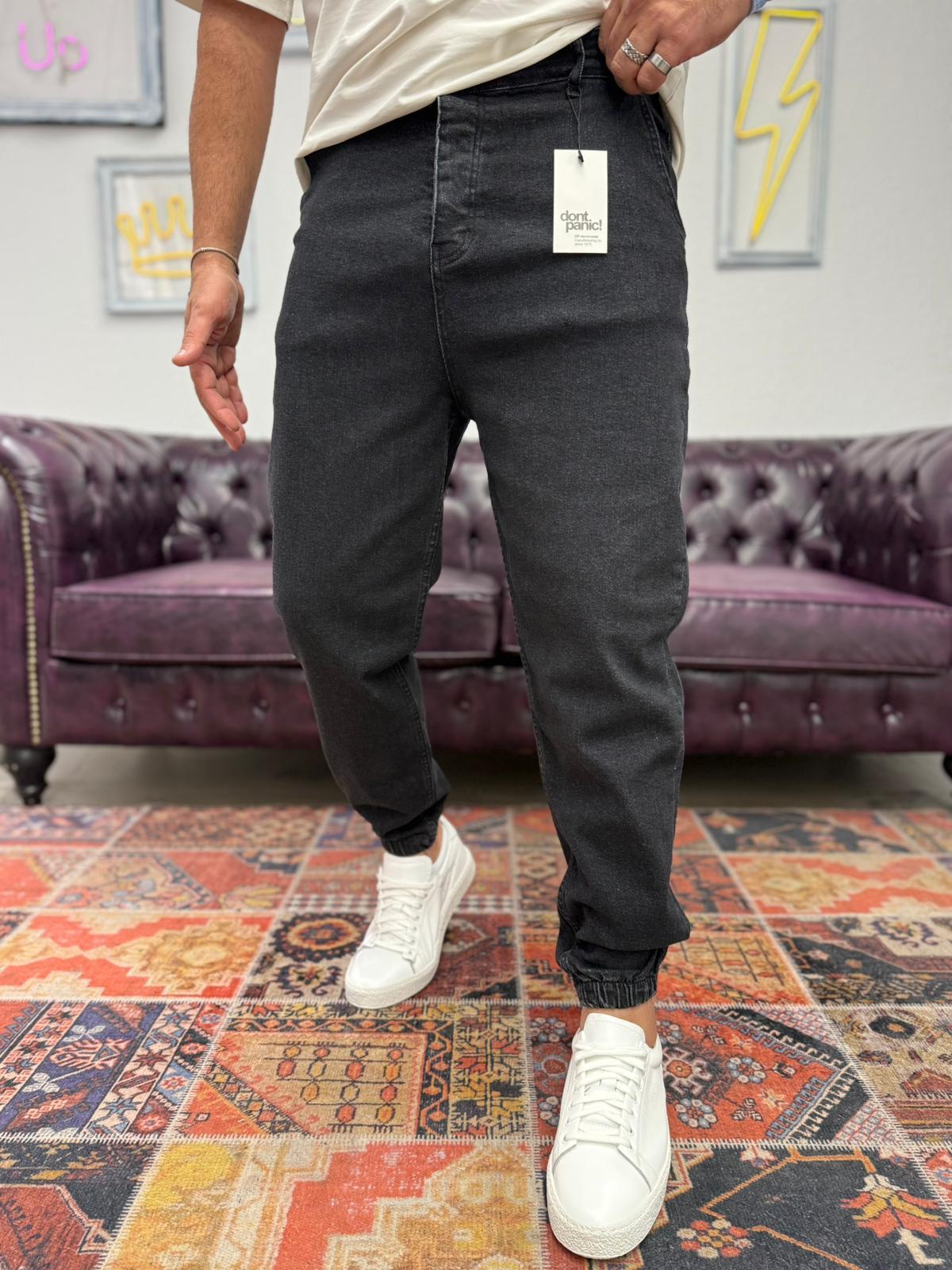 Dnt Paça Lastikli Jogger Pantolon Koyu Antrasit