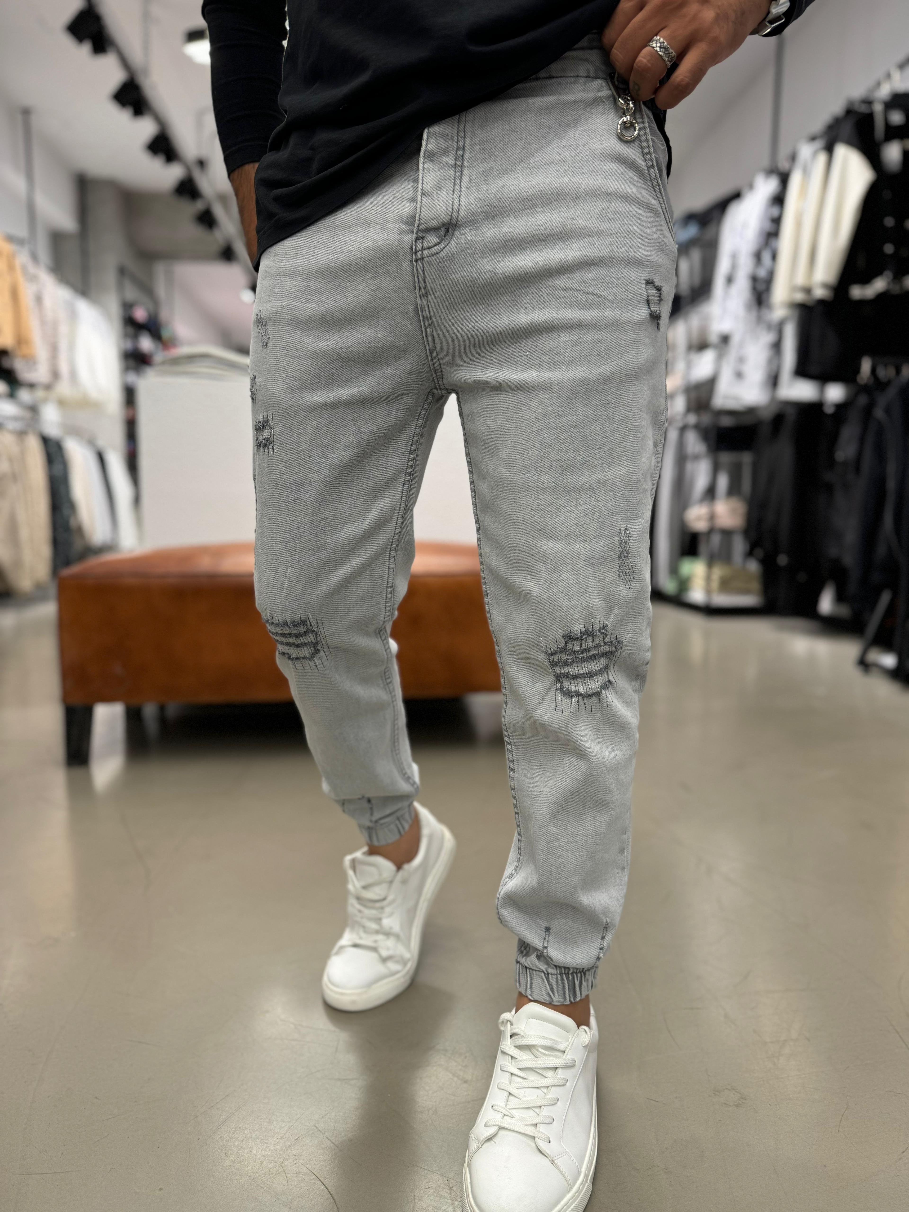 Paça Lastikli Full Likralı Pantolon