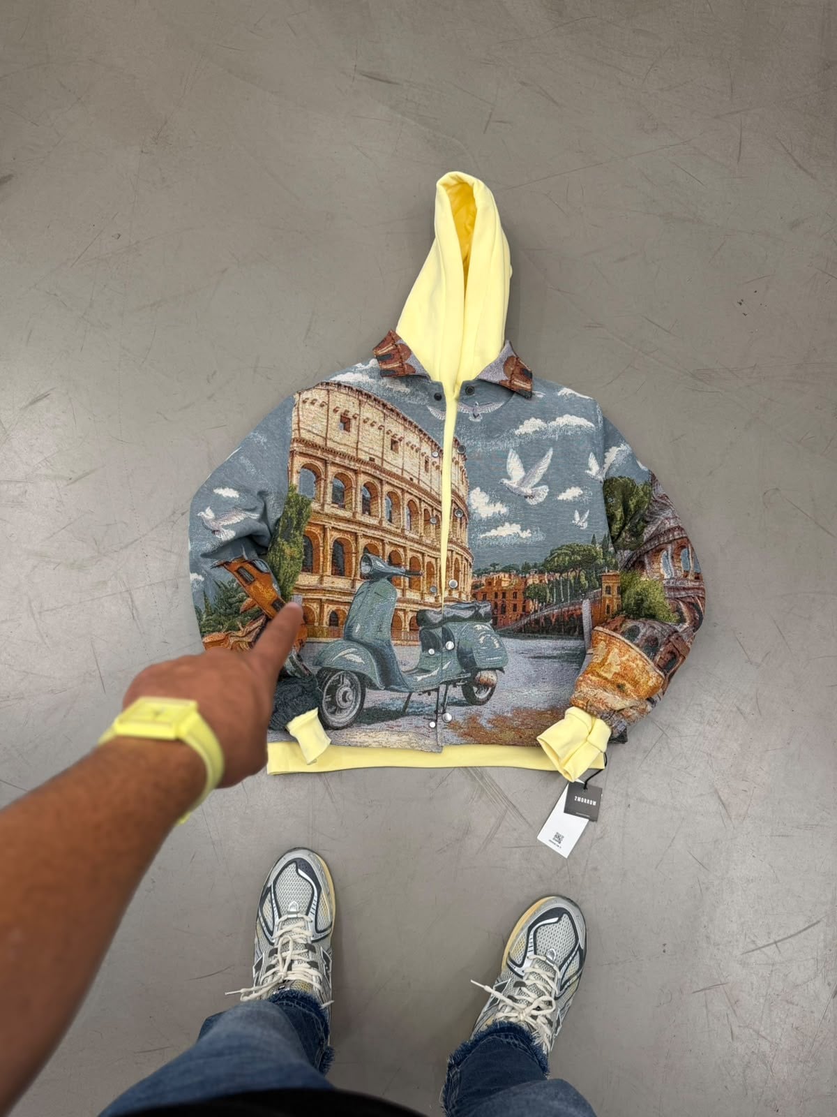 Vespa Premium Desen Ceket