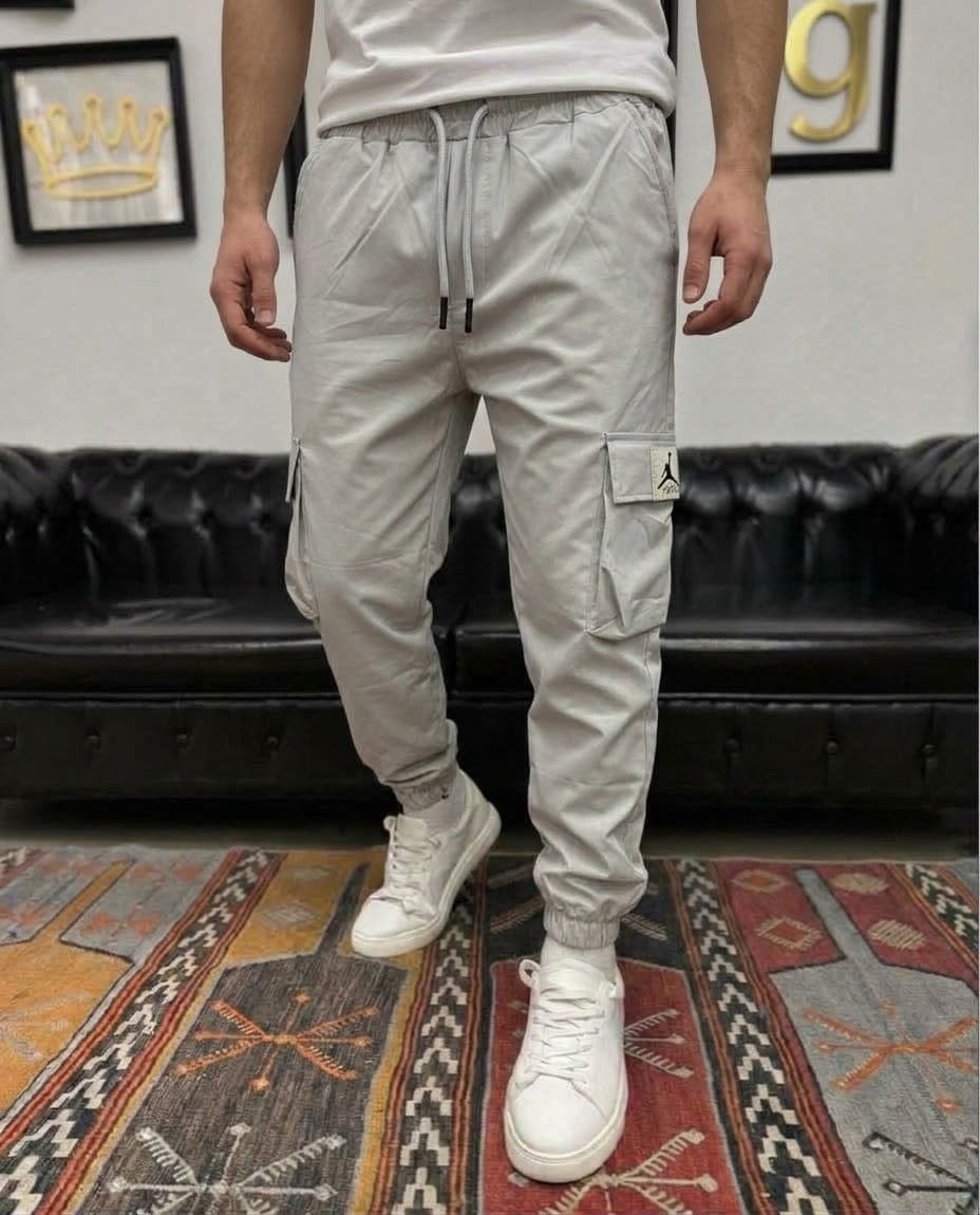 Jrdn Kargo Cep Jogger Taş Gri