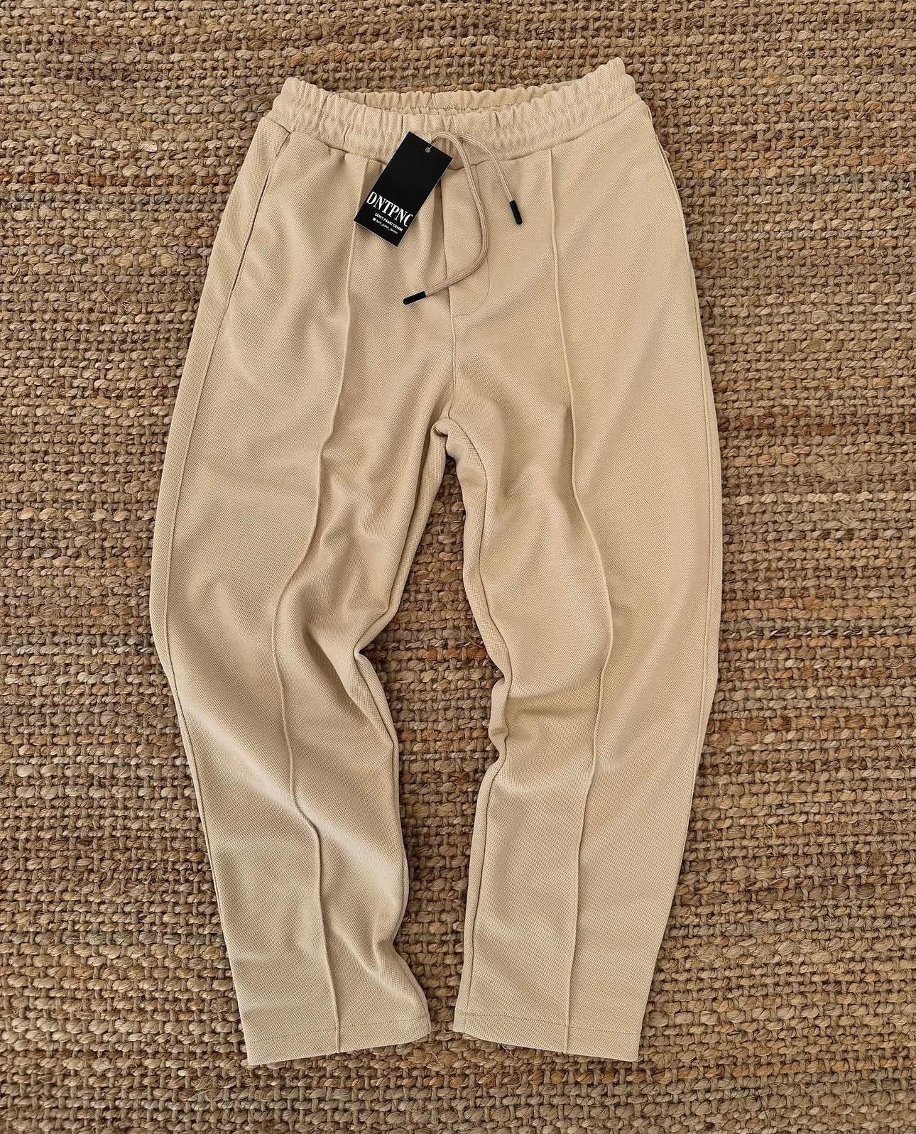 Ön Çıma Detay Jogger Bej