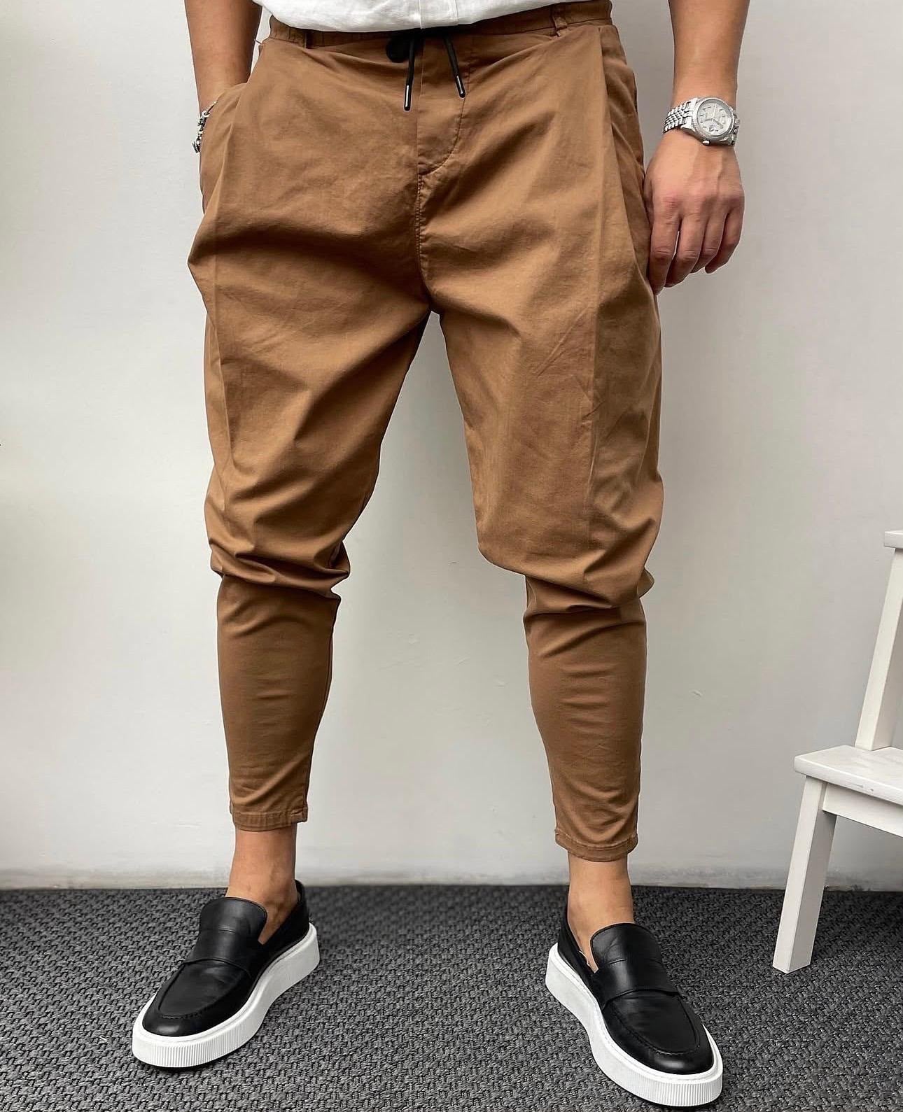 Yarım Şalvar Gabardin Camel