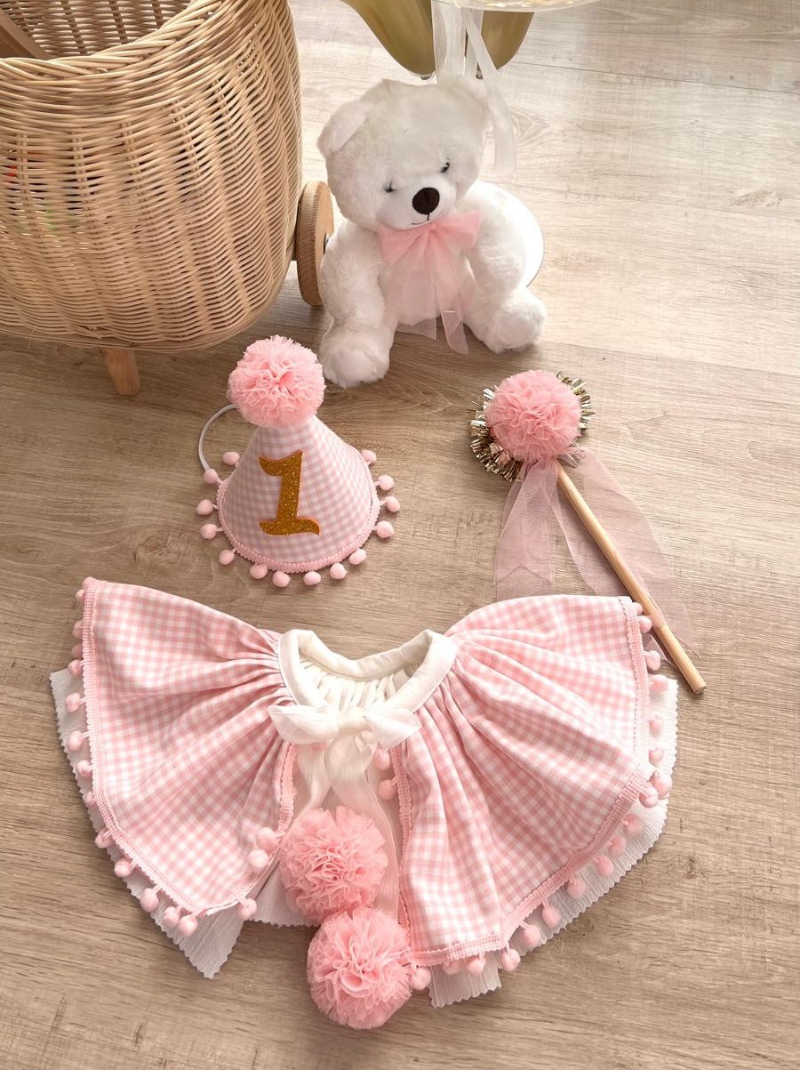 Doğum Günü Yakalık Seti Pembe