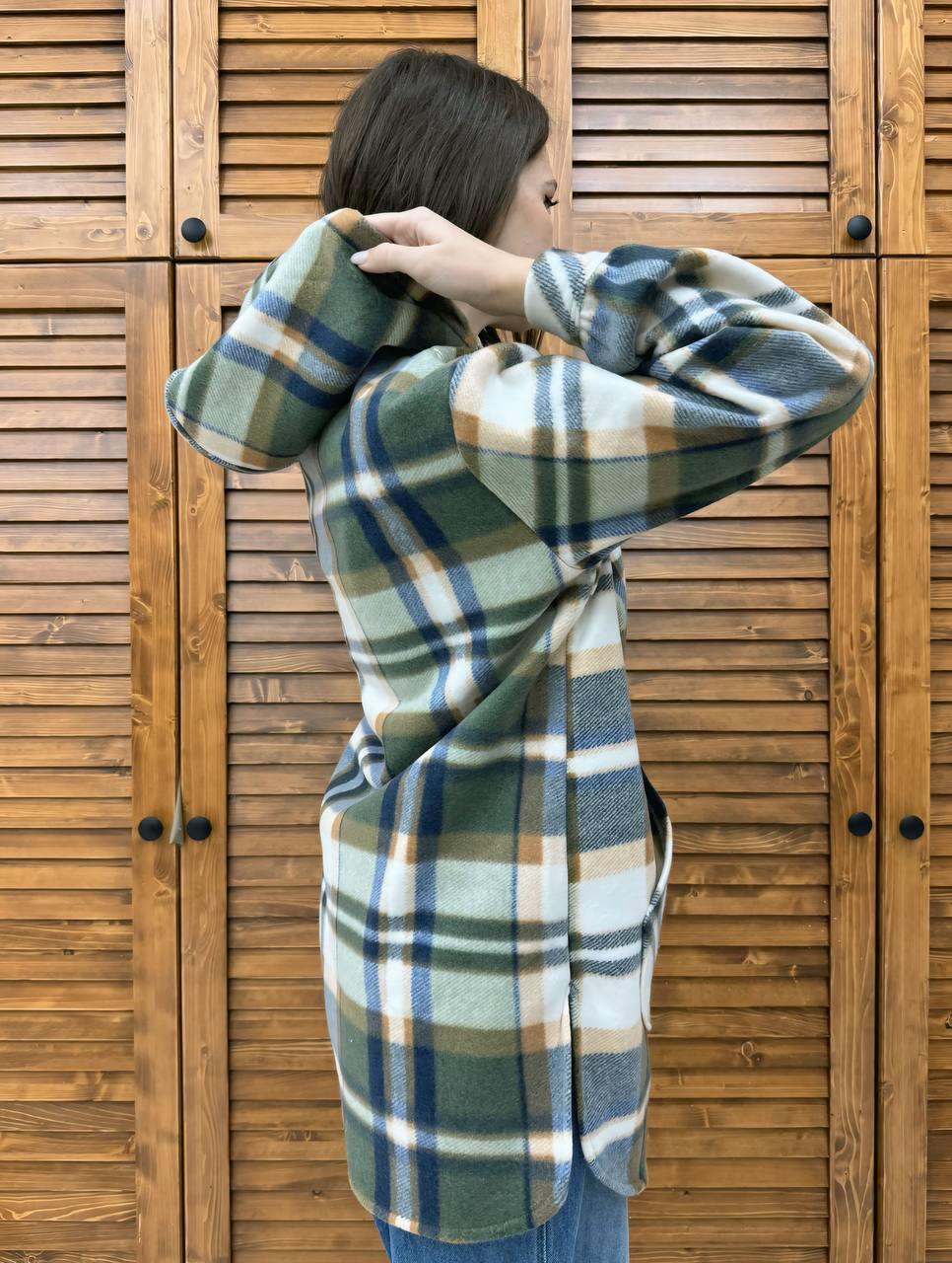Kapüşonlu Oversize Oduncu Ceket