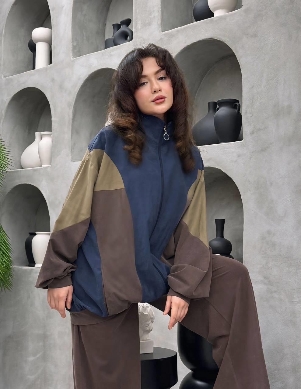 Liva Tncl Kumaş Oversize Spor Şık Tesettür Uyumlu Takım