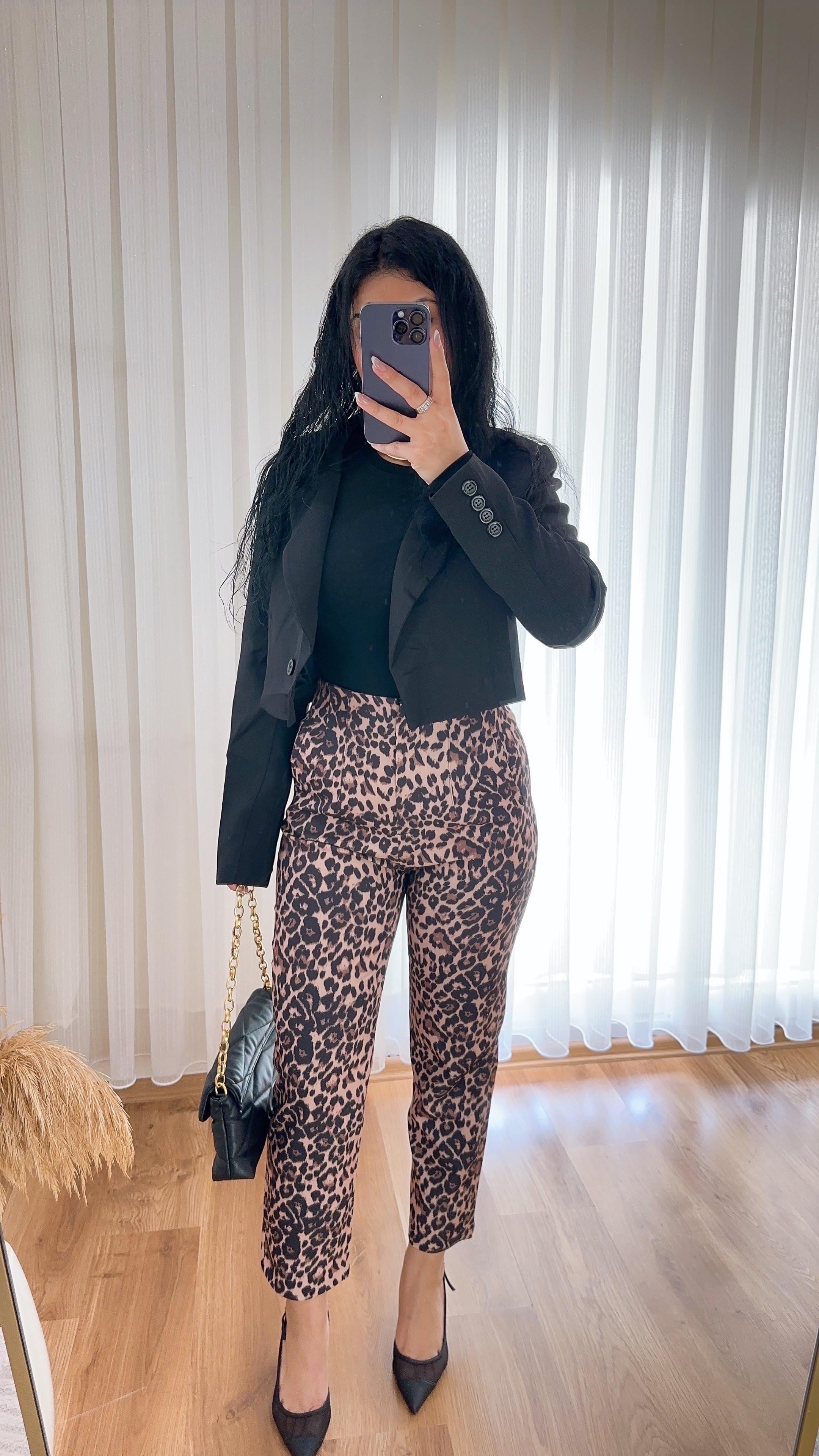 Bowie Leopar Havuç Pantolon