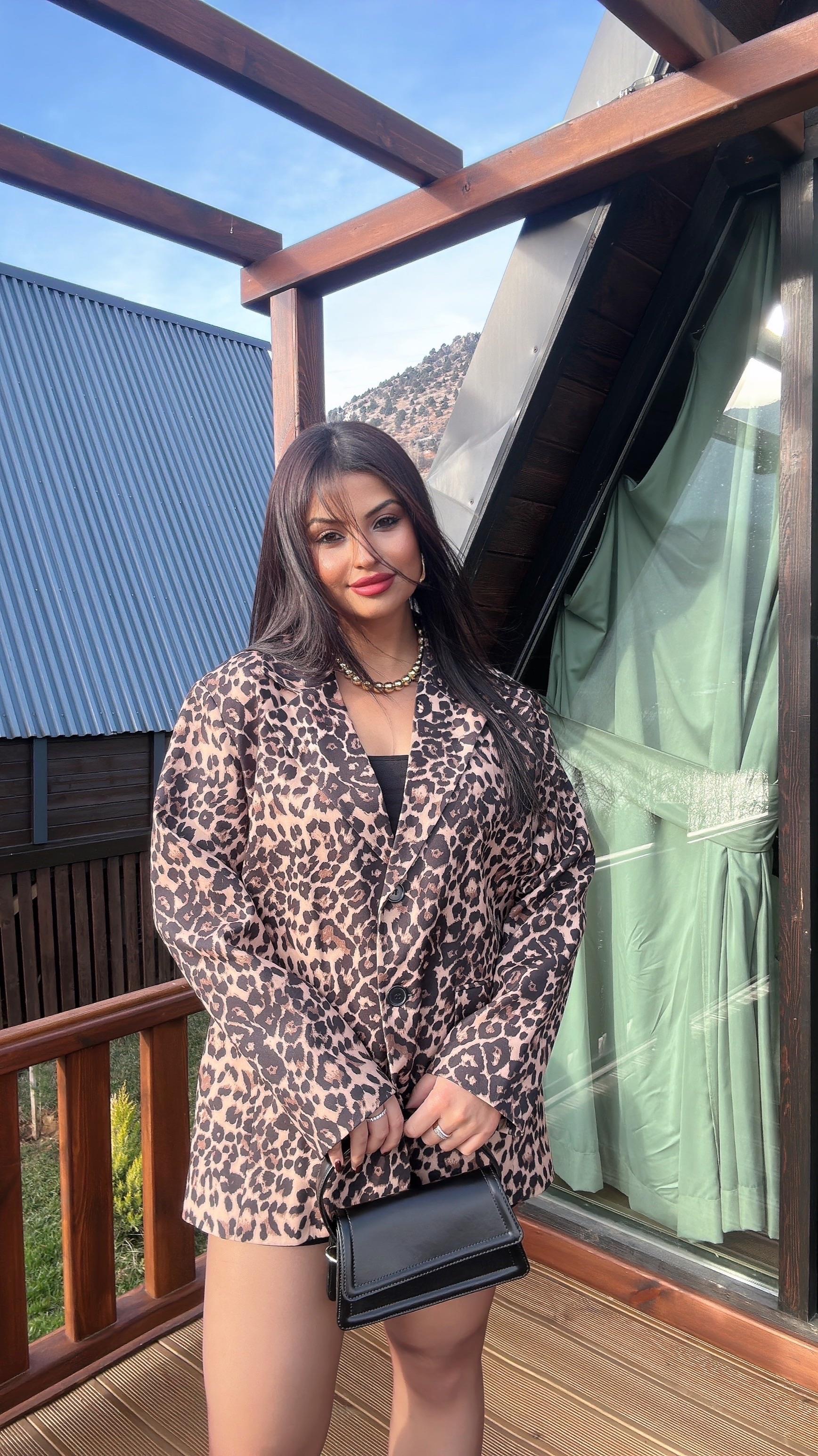 Castle Leopar Blazer Ceket