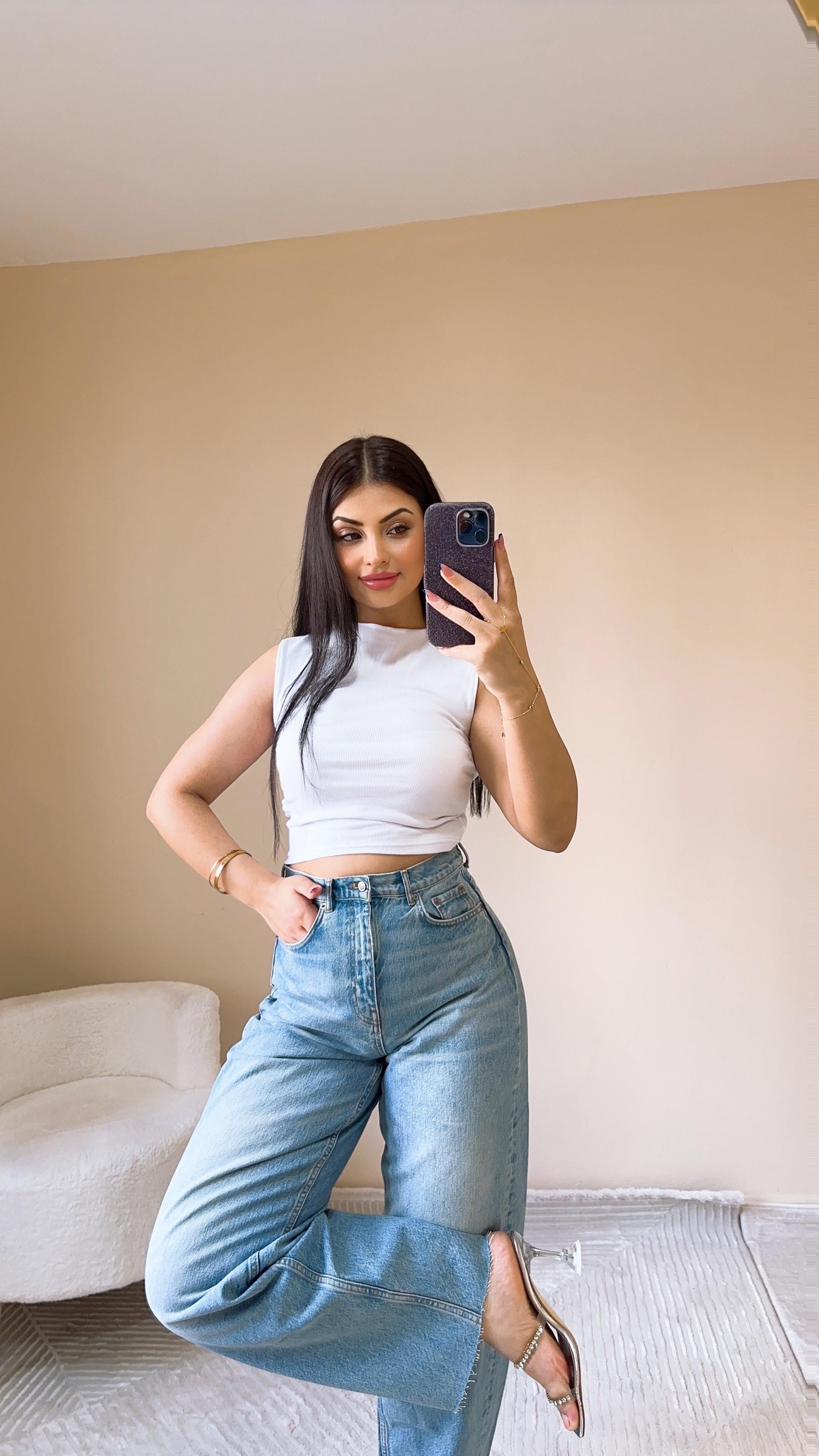 Mentio Light Baggy Jean