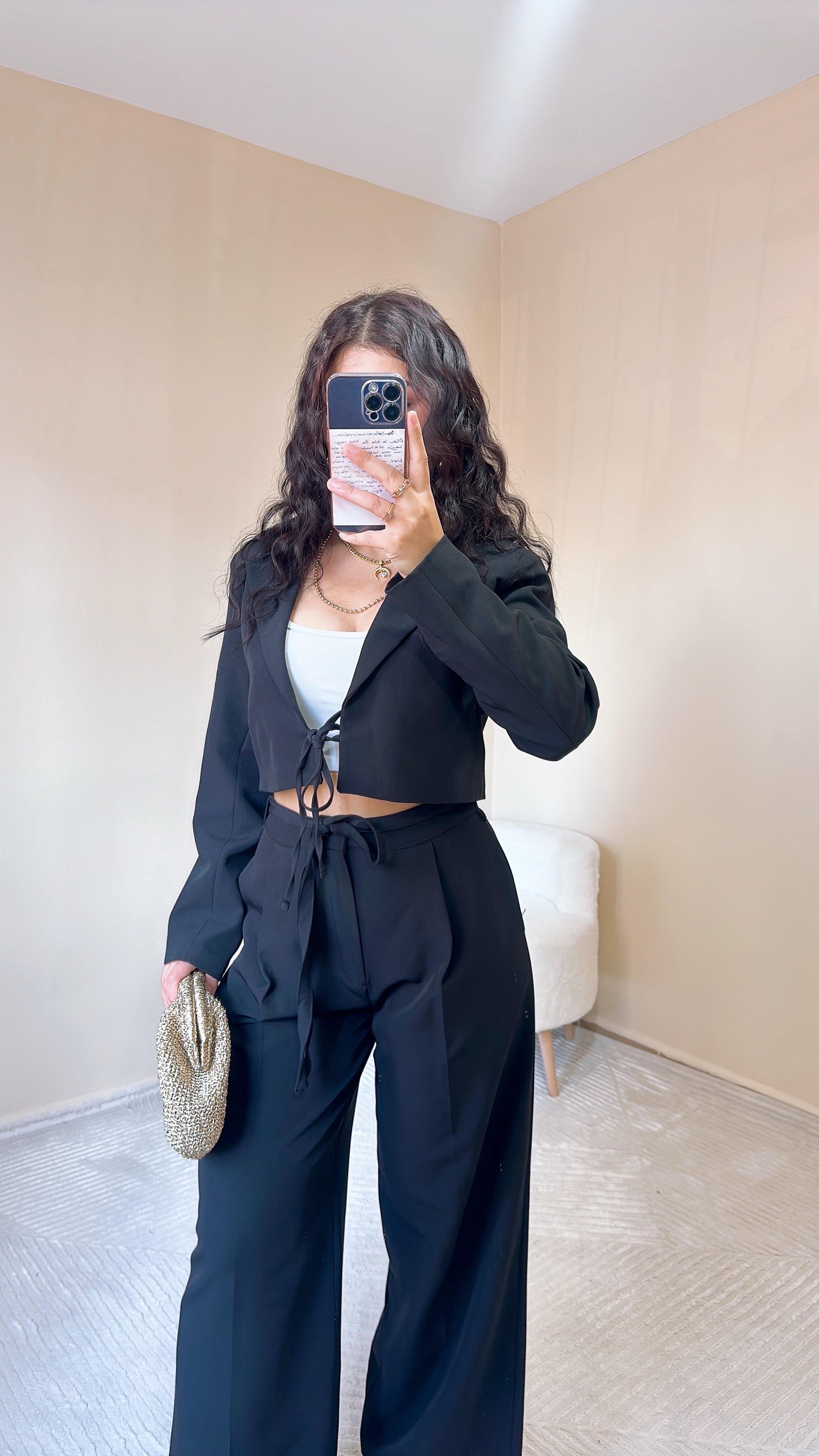 Mozjova Blazer Takım - Siyah
