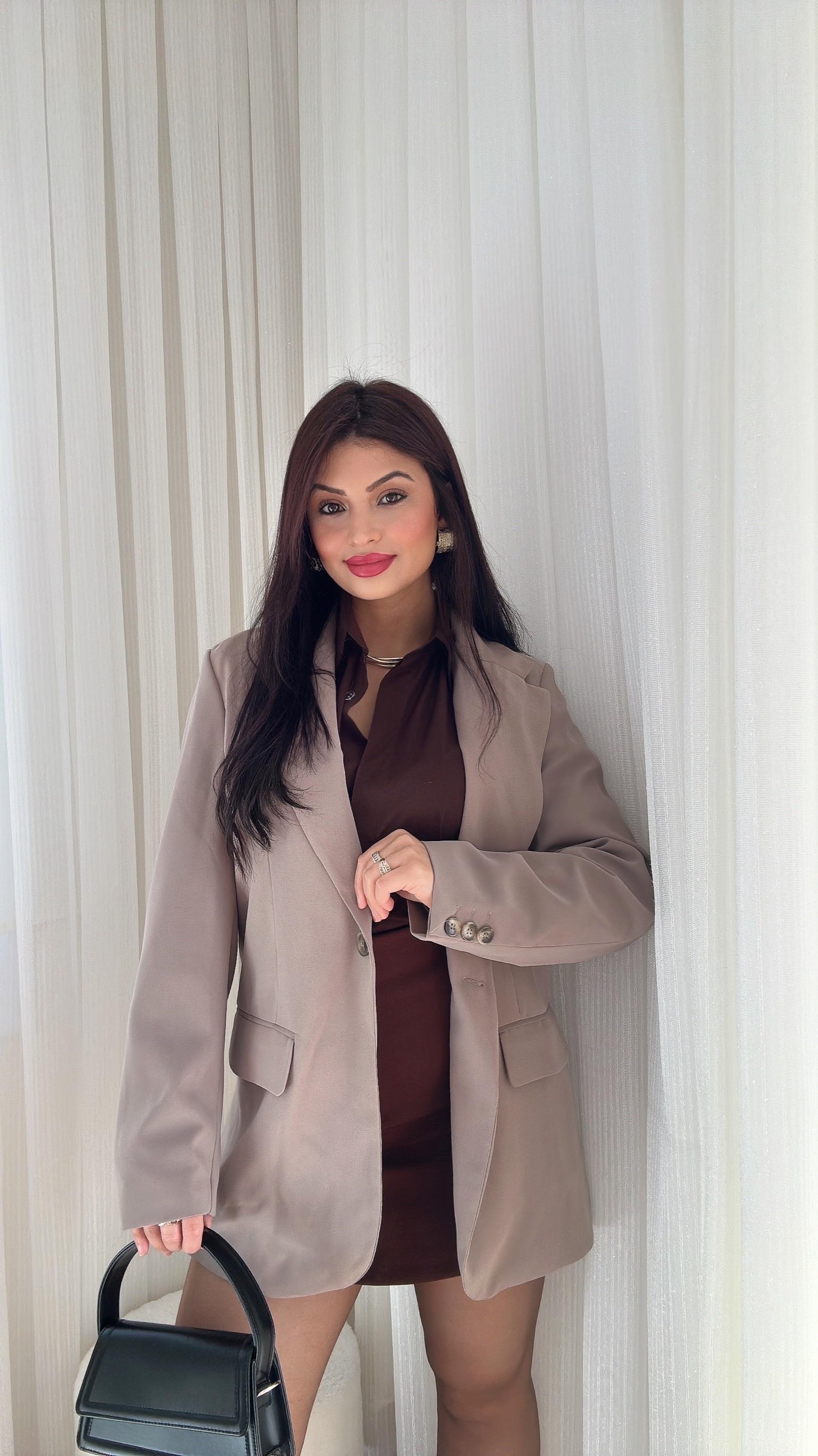 Blow Vizon Vatkalı Blazer Ceket