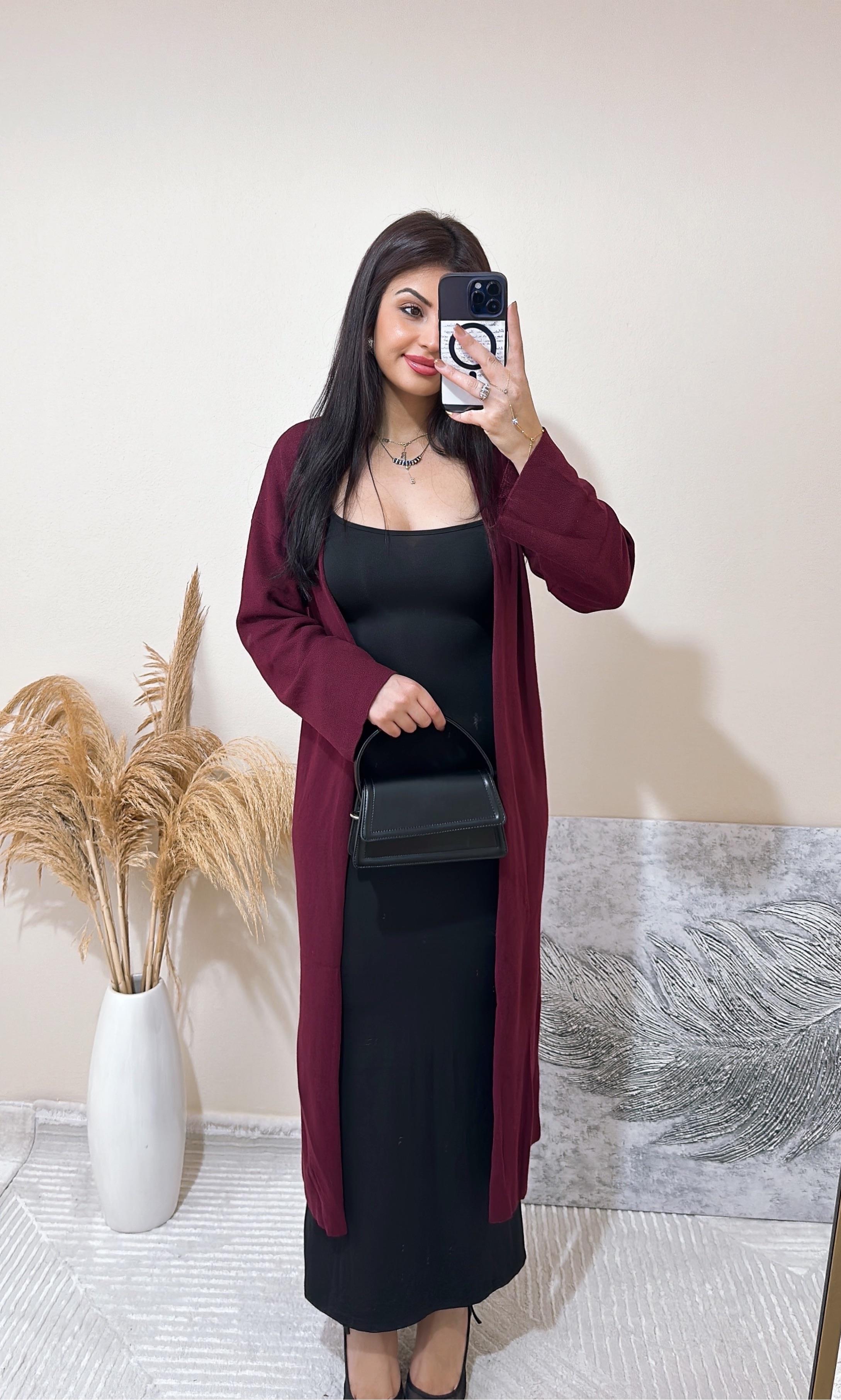 Calysa Uzun Hırka - Bordo