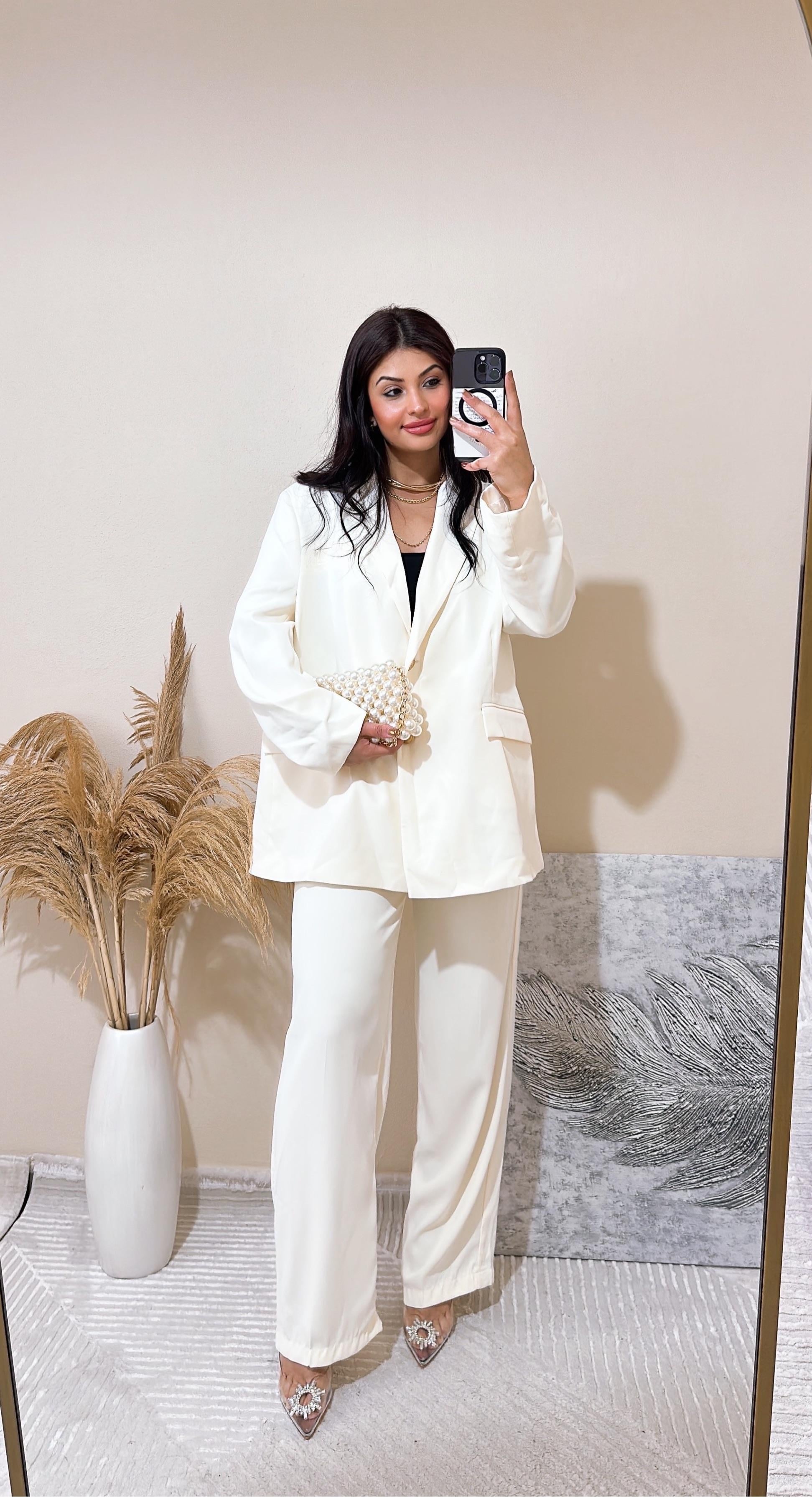 Juliet Ekru Blazer Takım