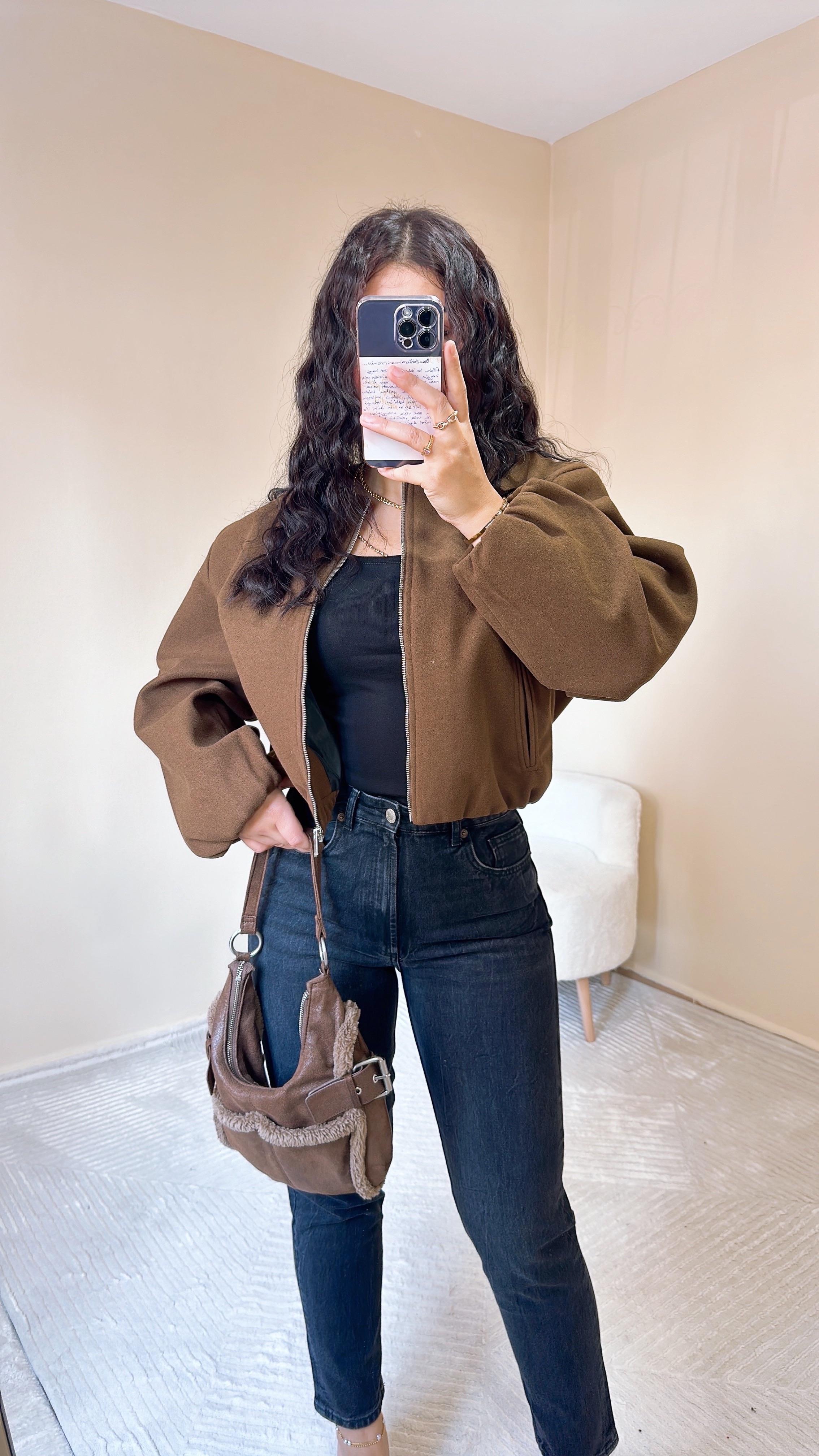 Lolita Bomber Kaşe Ceket