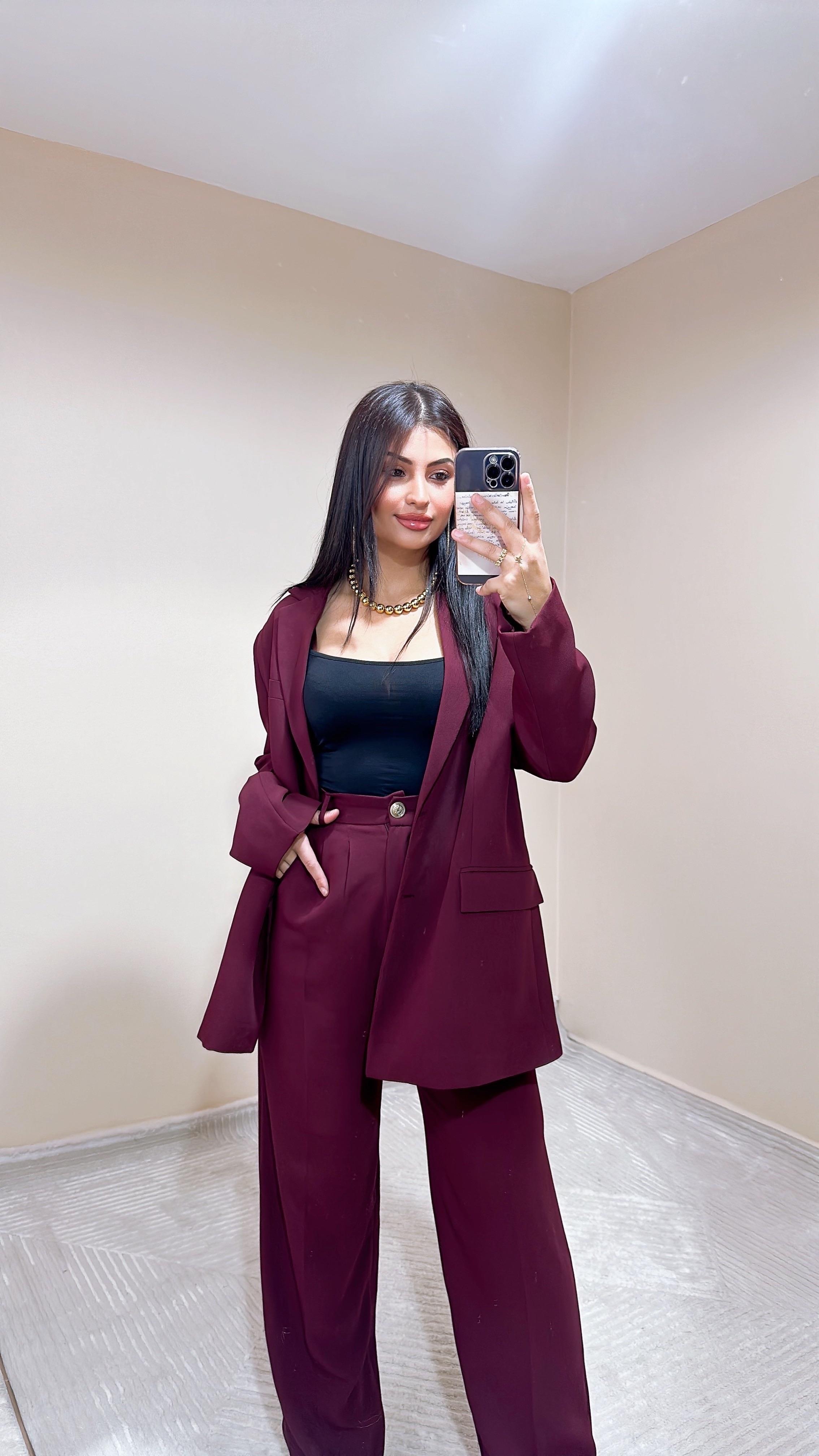Vestido Bordo Premium Takım