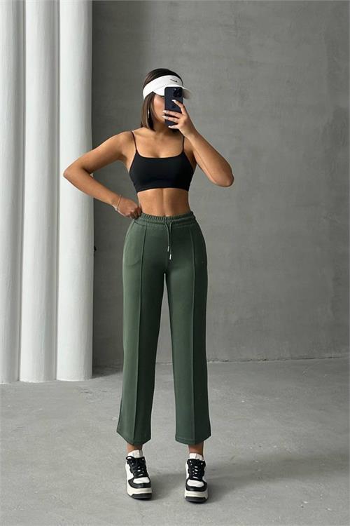 Dipmoda kadın likralı modal kumaş çımalı binici pantolon DPNBG064