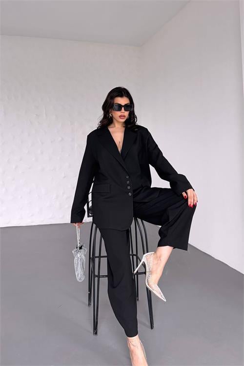 Dipmoda kadın oversize pantolon ceket takım DPMYLK28