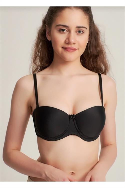 Dipmoda kadın Push-up Dolgulu Straplez Sütyen BHR250 
